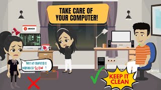Importance of taking care of computer  | The Captain AHS-Show | Best Learning Videos For Kids