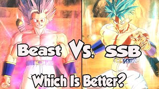 Xenoverse 2 Beast Vs SSB! Which Awoken Skill Is Better?