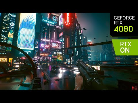 Cyberpunk 2077: RTX 4080 Gameplay with MAX Graphics on 4K Native