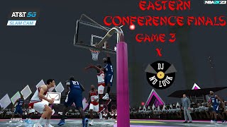 NBA 2K UA-TL Season 2 Eastern Conference Finals Game 3 And 1 Saviors Vs Chicago Jumpmen: DJ NO LOOK!