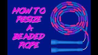 How to adjust and resize a Beaded Jump Rope screenshot 5