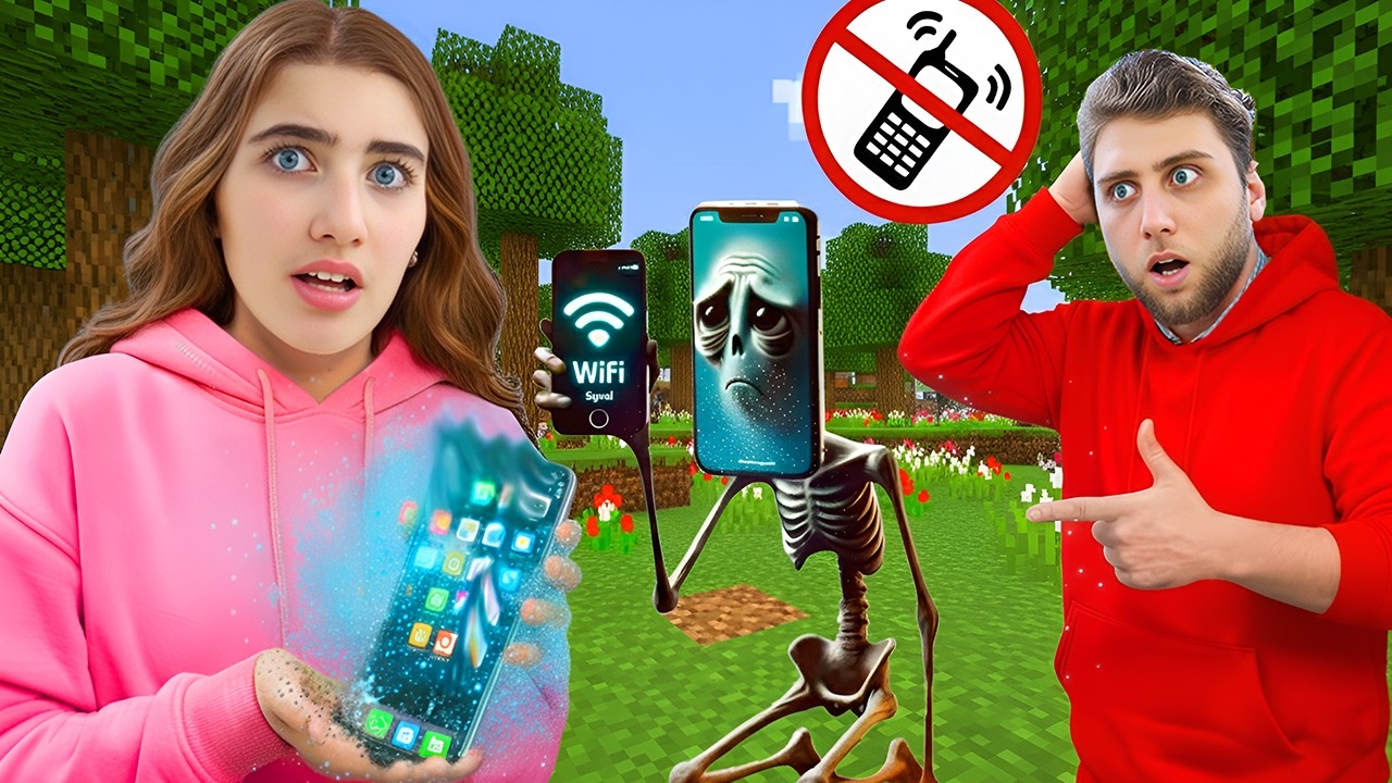 التليفونات اختفت من العالم في ماين كرافت  !
