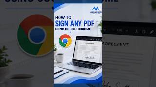How to Sign Any PDF Using Google Chrome #Shorts