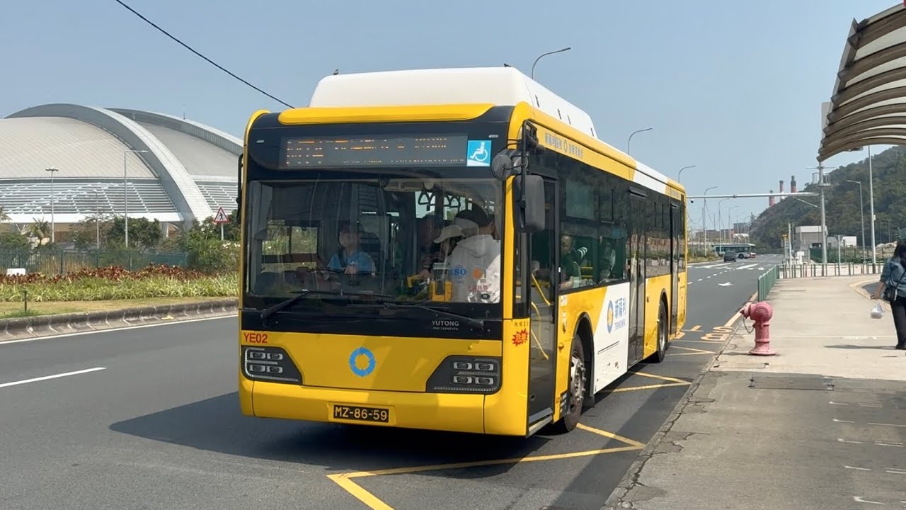 新福利Transmac YE02 MZ-86-59 @ MT4 關閘總站 → 氹仔客運碼頭（縮時攝影）