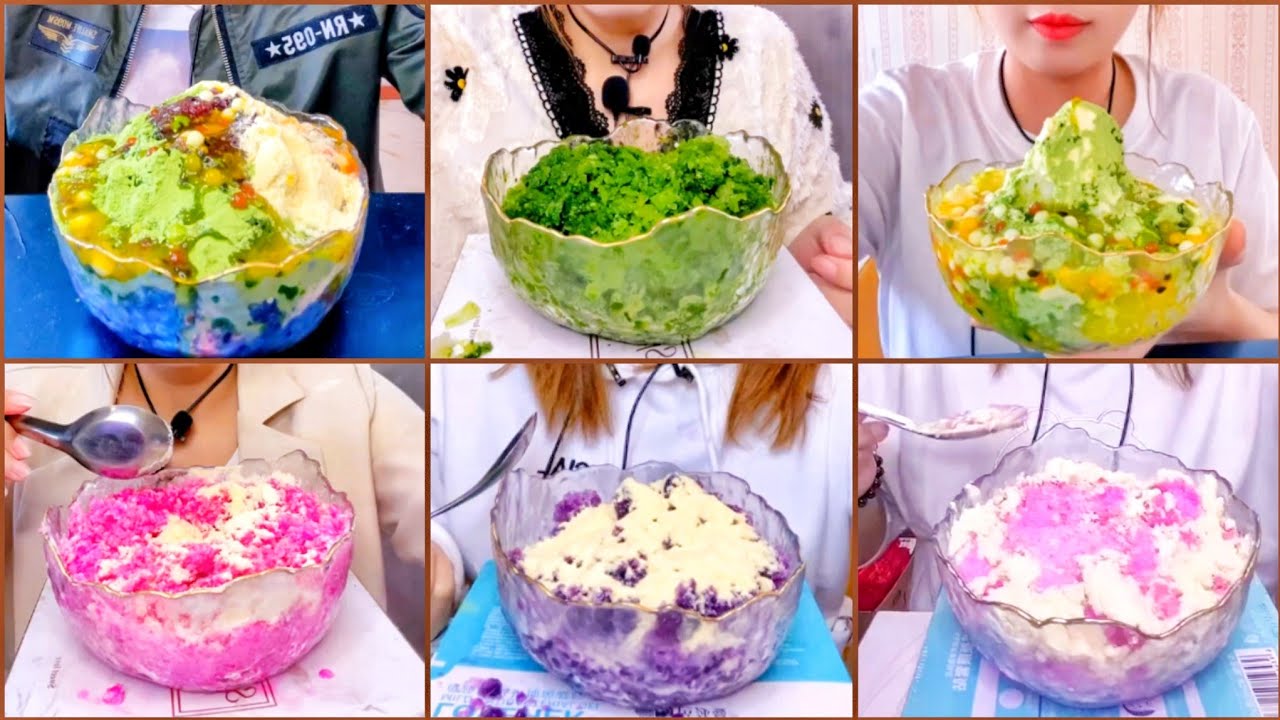 QIAN OLD VIDEOS 🔮[3/12]🔮 || MINI ICE BOWL || SATISFYING QIAN ICE ONLY ...