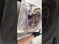 Crazy Galaxy Acrylic Pouring with 30 Colors #shorts