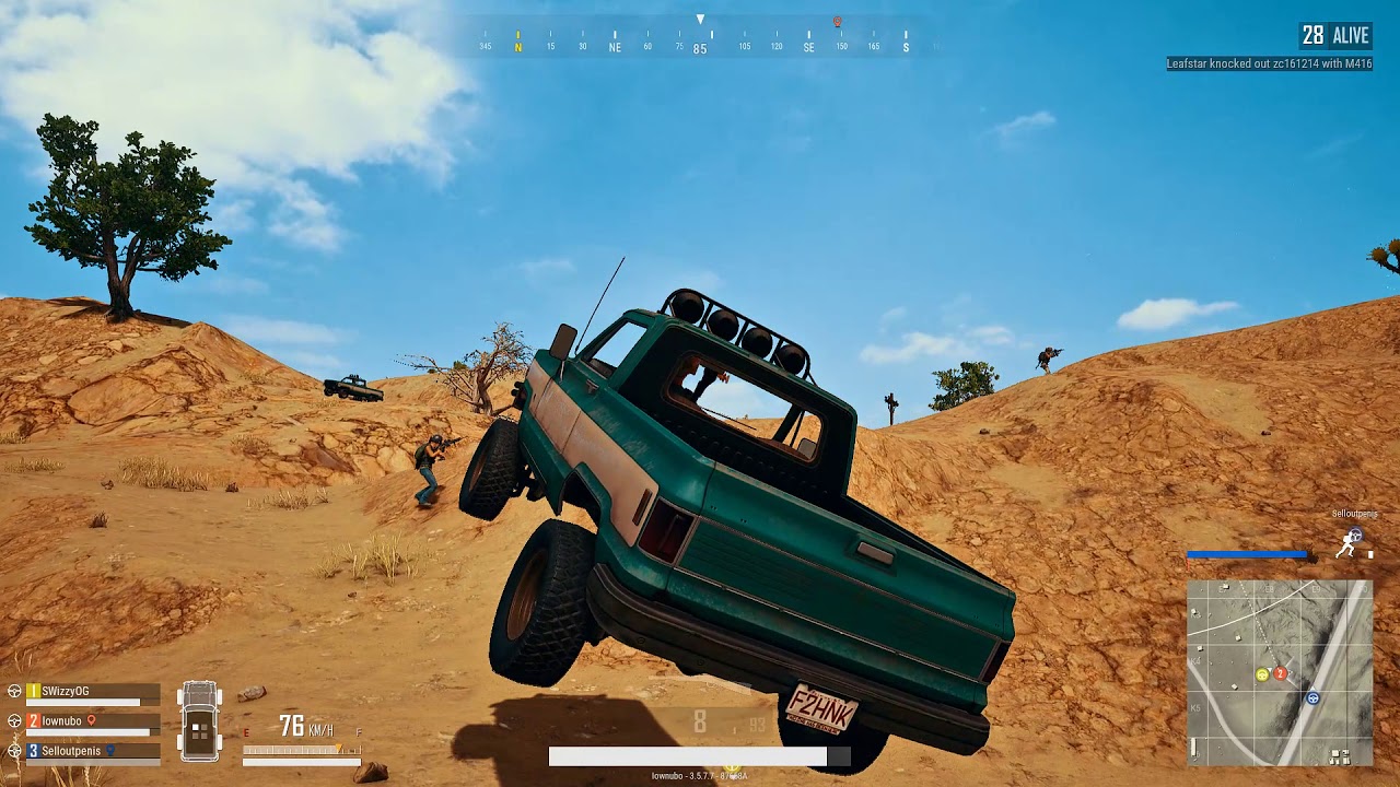 PLAYERUNKNOWN'S BATTLEGROUNDS: Car Kill