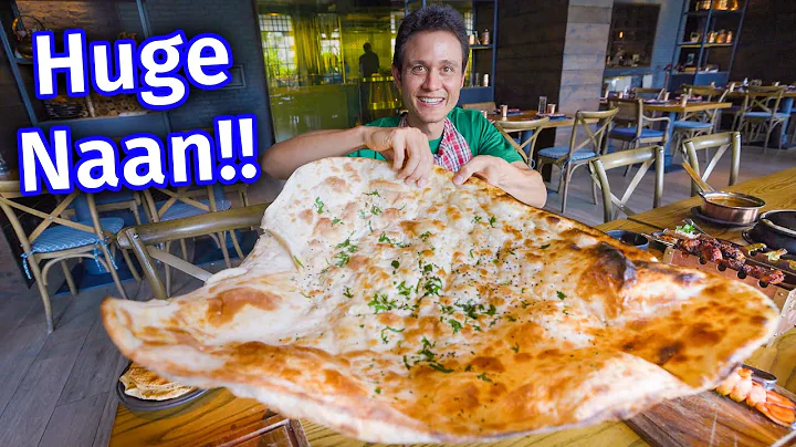Table Size Naan!! INDIAN FOOD - Giant Kebab Meal C...