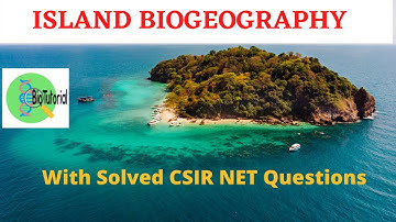 ISLAND BIOGEOGRAPHY THEORY IN HINDI | CSIR NET | GATE | ECOLOGY