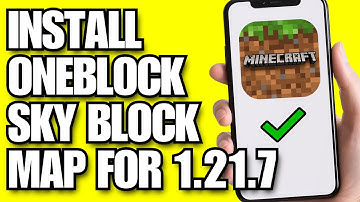 How To Install OneBlock Sky Block Map For Minecraft 1.21.7 (2025)