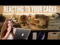 Reacting to my Subscribers Hamster cages! pt 2