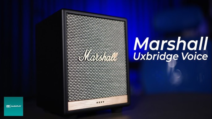 Marshall uxbridge altavoz con asistente google airplay chromecast bt  premium unboxing test y opinion 