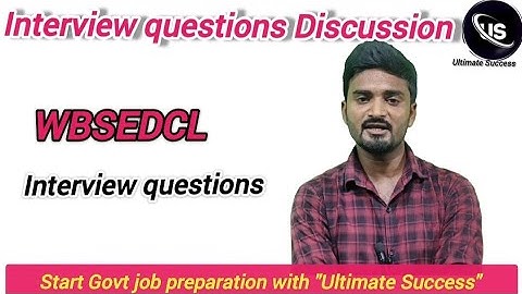 WBSETCL, WBSEDCL Interview questions discussion #interview #wbsetcl #onlinecoaching #govt #youtube