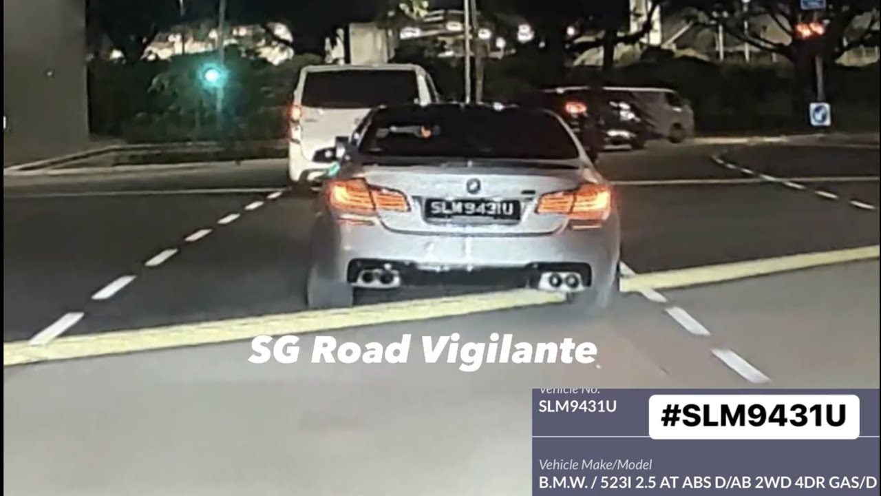 4jul2023 TPE #SLM9431U bmw 523 driving with 3 tyres & fail to conform ...