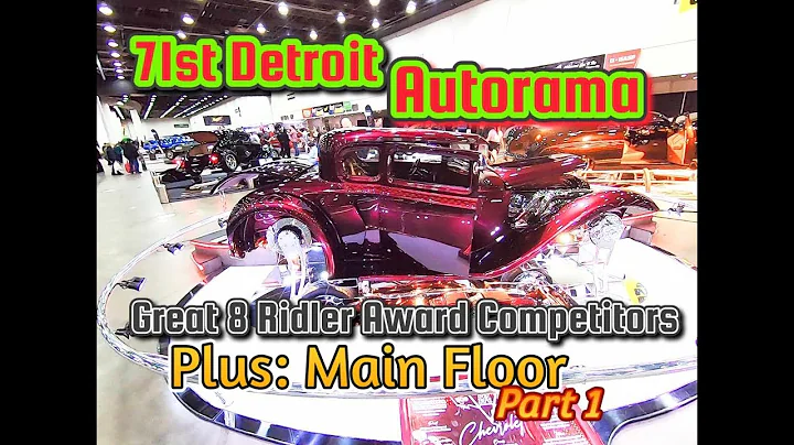71st Detroit Autorama. Ridler award competitors and main floor coverage