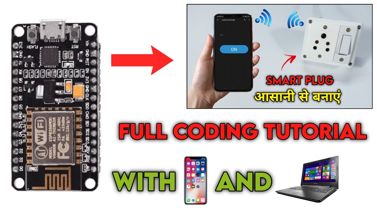 Nodemcu coding | How to code Nodemcu - YouTube