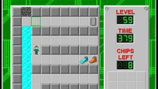 Chip's Challenge 1 Level 59 (Hidden Danger) - 368 seconds
