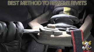 How To Remove Ball Joint Rivets