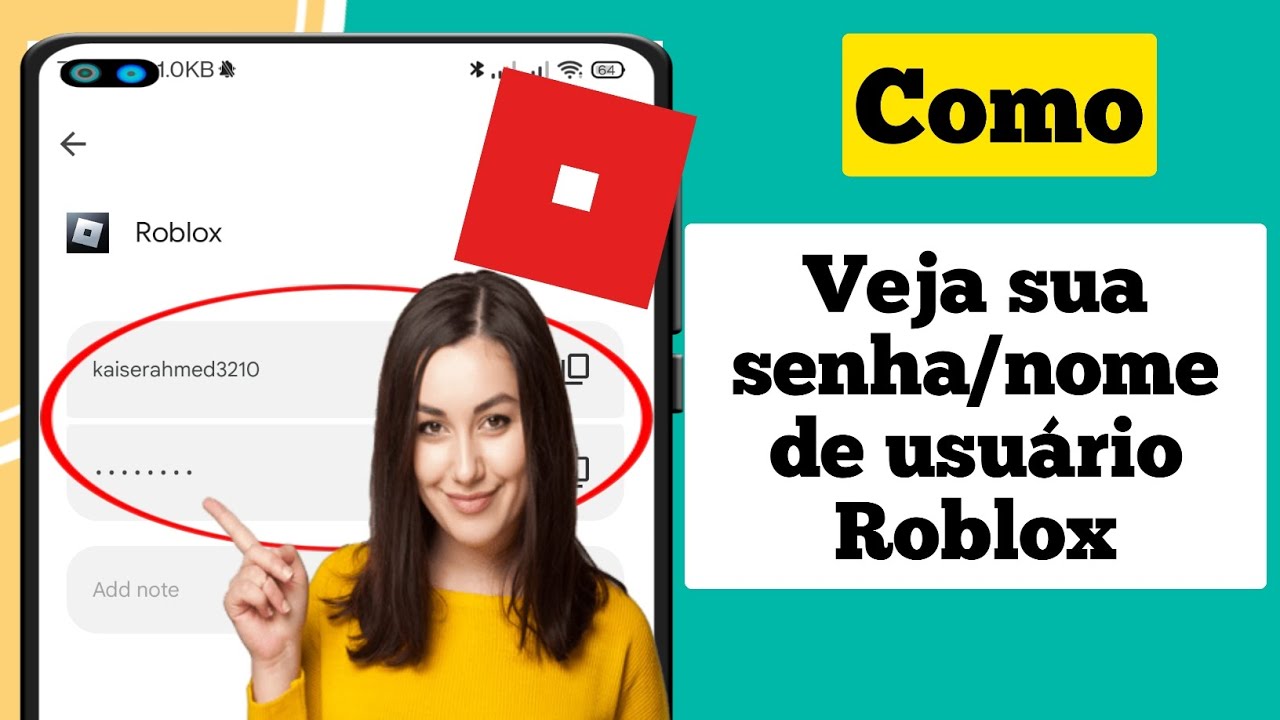 Como ver sua senha Roblox no celular 2023