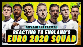 REACTING TO ENGLAND'S EURO 2020 SQUAD! Is Trent Southgate's TRUMP CARD? Unlucky Watkins misses out!!