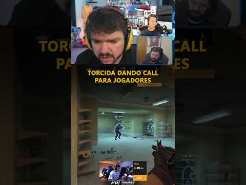 TORCIDA DANDO CALL! PODE ISSO? #cs2 #cs #games #gameplay #gaules #shorts #mibr