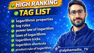Master Logarithmic Properties Fast | Log Rules Explained Easily (Part 2) | Alpha Maths TV