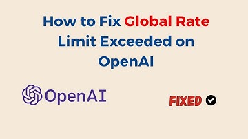 How to Fix Global Rate Limit Exceeded on OpenAI