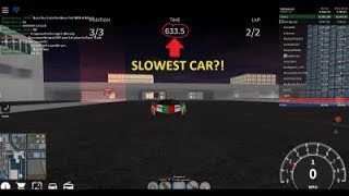 SLOWEST CAR IN VEHICLE SIMULATOR?!