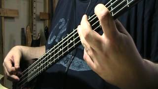 Video thumbnail of "Alanis Morissette Hand In My Pocket Bass Cover"