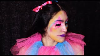 MAQUILLAJE DE PAYASA MAQUILLAJE DE HALLOWEEN / COTTON CANDY CLOWN HALLOWEEN MAKEUP ♥ ILSE GOMEZ