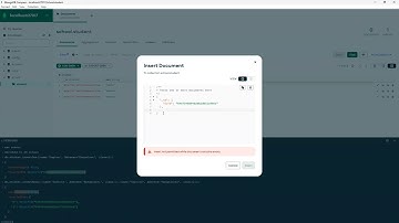 Insert Into Mongo DB