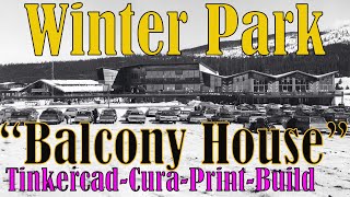 How To Snow Diorama With Structure Model Railroad Scale Model 3D Build - Winter Park \