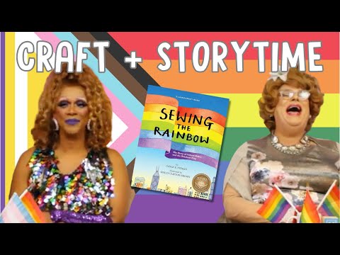 Pride Flag Craft AND Storytime!  - QUEER KID STUFF X RAINBOW STORYTIME READ-A-LOUD REMIX