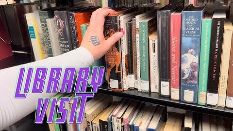 ASMR Library Visit (Page Turning, Dust Jackets, Crinkles, Light Book Tapping, Book Browsing)