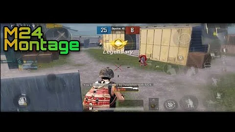 #PUBG MOBILE TDM M24 😈 MONTAGE 4CLAW FULL GYRO 🔥💯