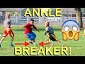 🏈KID ANKLE BREAKS BIGGEST KID AT FOOTBALL GAME SCORES TOUCHDOWN!