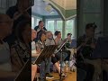 Gas-nign: klezmer flute moment, sitting in with a student #klezmer band at Trip to Yiddishland
