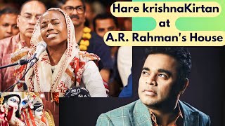 Kirtan at A.R. Rahman's House in Dubai | Harekrishna Kirtan | ISKCON