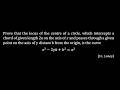 A Parabola problem from S L Loney | Analytical Geometry | Problem 2