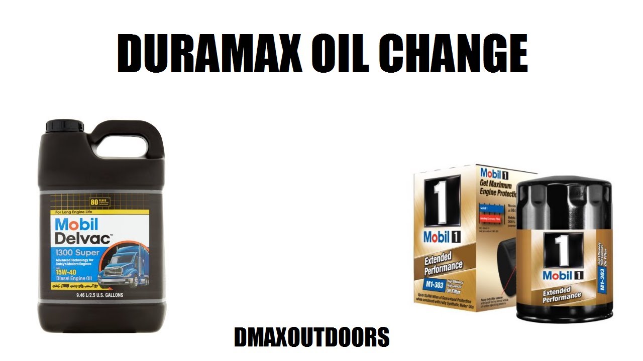 DURAMAX OIL CHANGE - YouTube