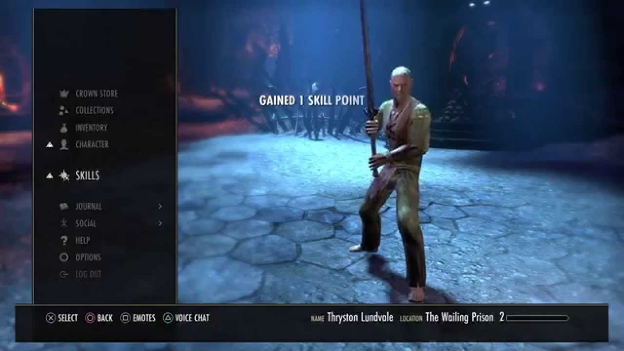 The Elder Scrolls Minutes of PS4 Gameplay - YouTube