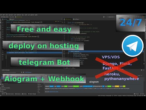 Простой способ развернуть телеграмм бота с Aiogram + Webhook на хостинг