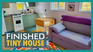 DIY: TINY House made from a shed | FULL Walk through!! Tuff Shed Conversion