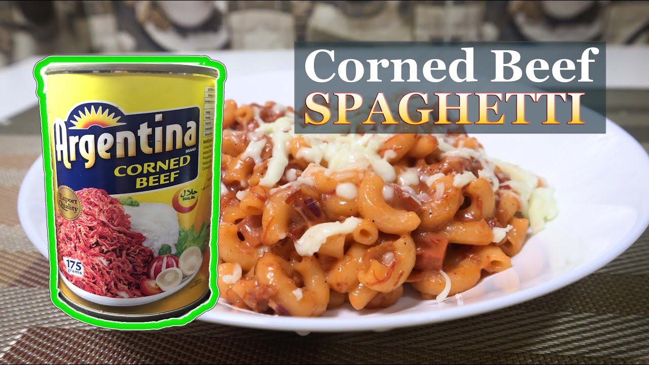 Filipino Spaghetti Corned Beef recipe - YouTube