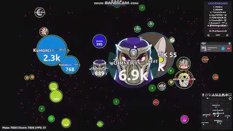 Agario Turkey FFA Pop split trick split and double split