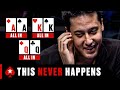When the deck ONLY HAS PAINT ♠️ TOP 5 MOST RIDICULOUS POKER HANDS ♠️ PokerStars