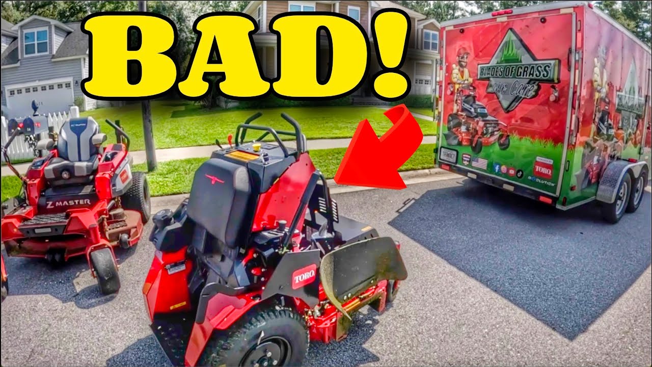 Впервые косил газон с помощью TORO 32