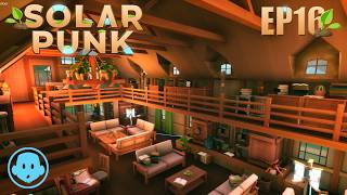 Solarpunk [Ep16]: Le premier aménagement d'intérieur avec Lustre suspendu [Fr]