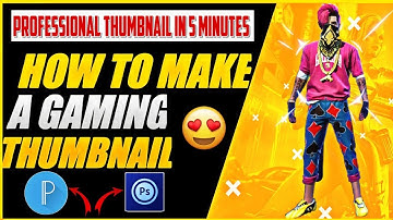 HOW TO MAKE A GAMING THUMBNAIL FOR YOUTUBE| HOW TO MAKE/SET HD THUMBNAIL FOR YOUTUBE ON ANDROID |