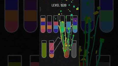 Water sort puzzle level 1520